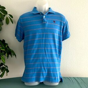 Abercrombie & Fitch Light Blue Polo Mens